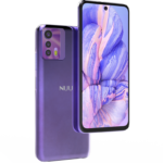 b20 smartphone front and back purple